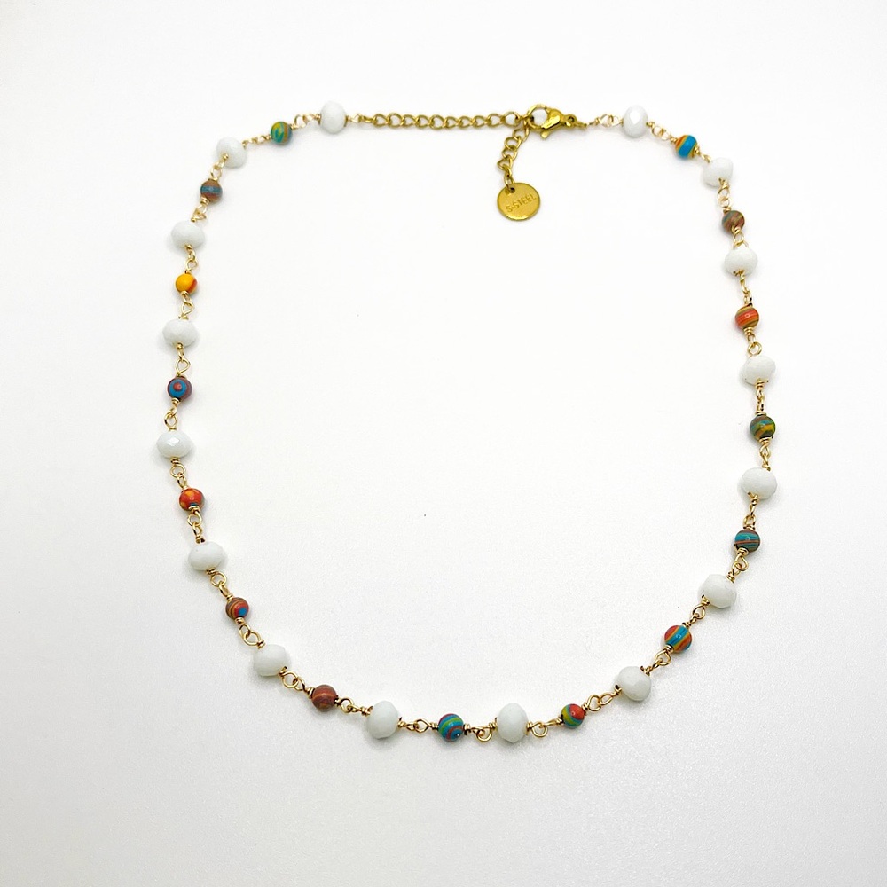 Stainless steel Beaded Necklace